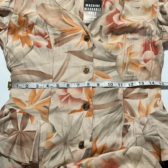 Young Edwardian Vintage 80s Floral Dress
